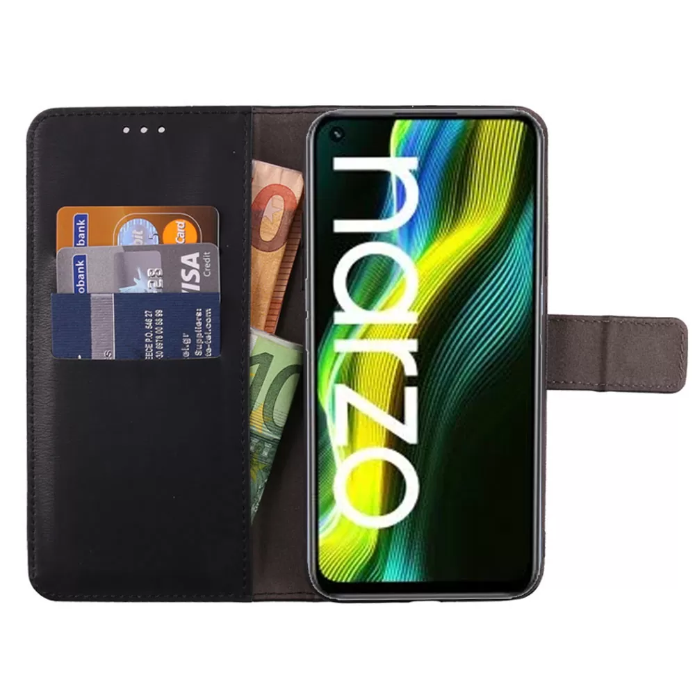 VOLTE-TEL ALLURE ΘΗΚΗ REALME NARZO 50 6.6in  MAGNET BOOK STAND CLIP BLACK - Image 5