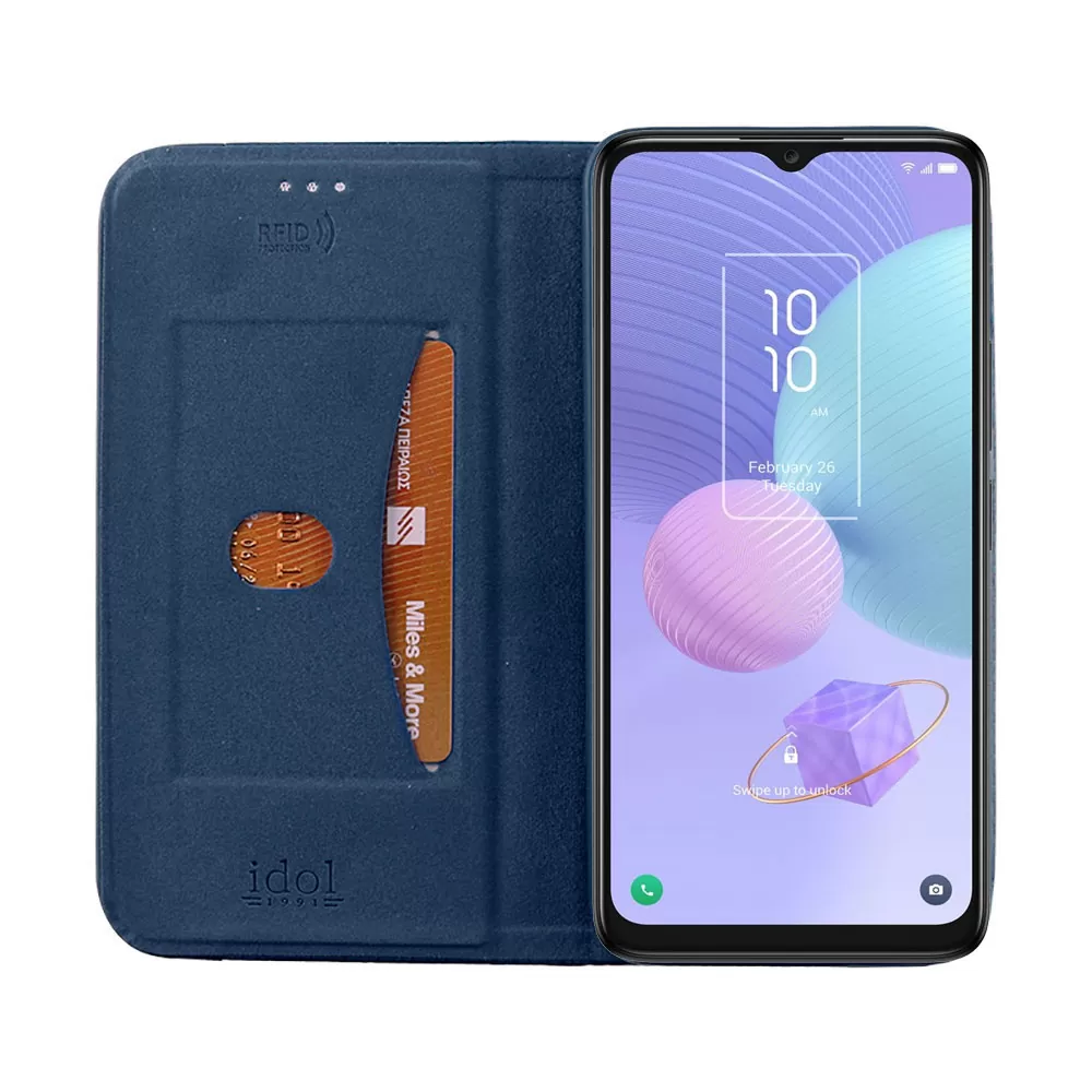 IDOL 1991 ELITE ΘΗΚΗ TCL 405 T506D/406/408 T507 6.6in  ANTI-RFID BOOK STAND BLUE - Image 7
