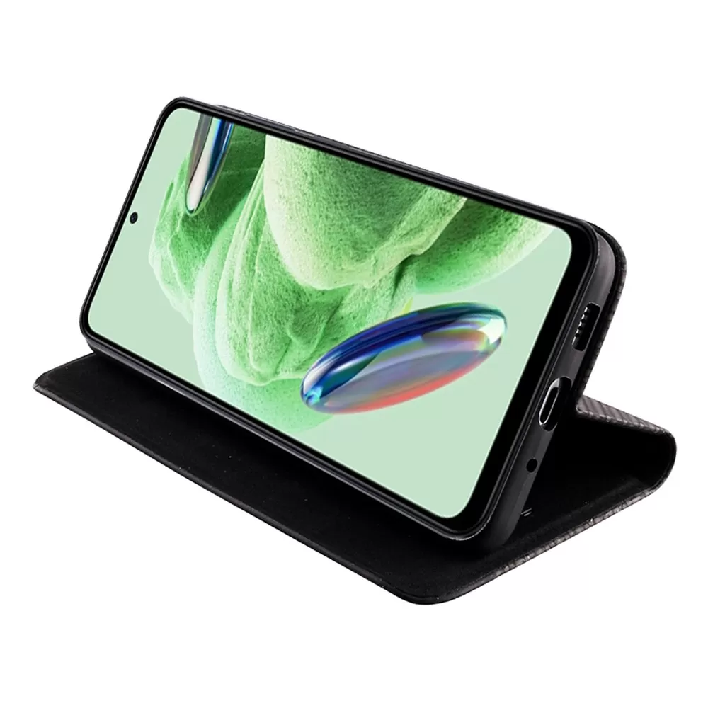 IDOL 1991 ELITE ΘΗΚΗ XIAOMI REDMI NOTE 12 5G 6.67in  ANTI-RFID BOOK STAND BLACK - Image 4