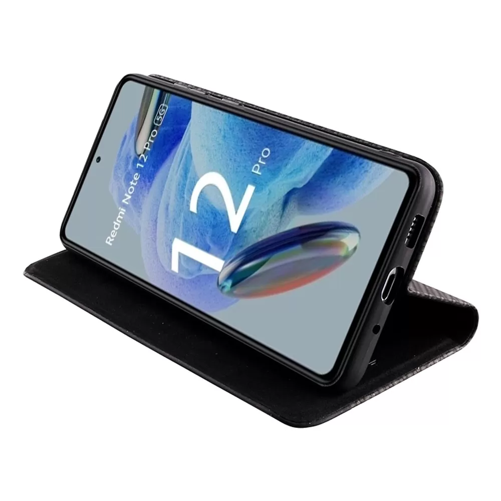 IDOL 1991 ELITE ΘΗΚΗ XIAOMI REDMI NOTE 12 PRO 5G 6.67in  ANTI-RFID BOOK STAND BLACK - Image 4
