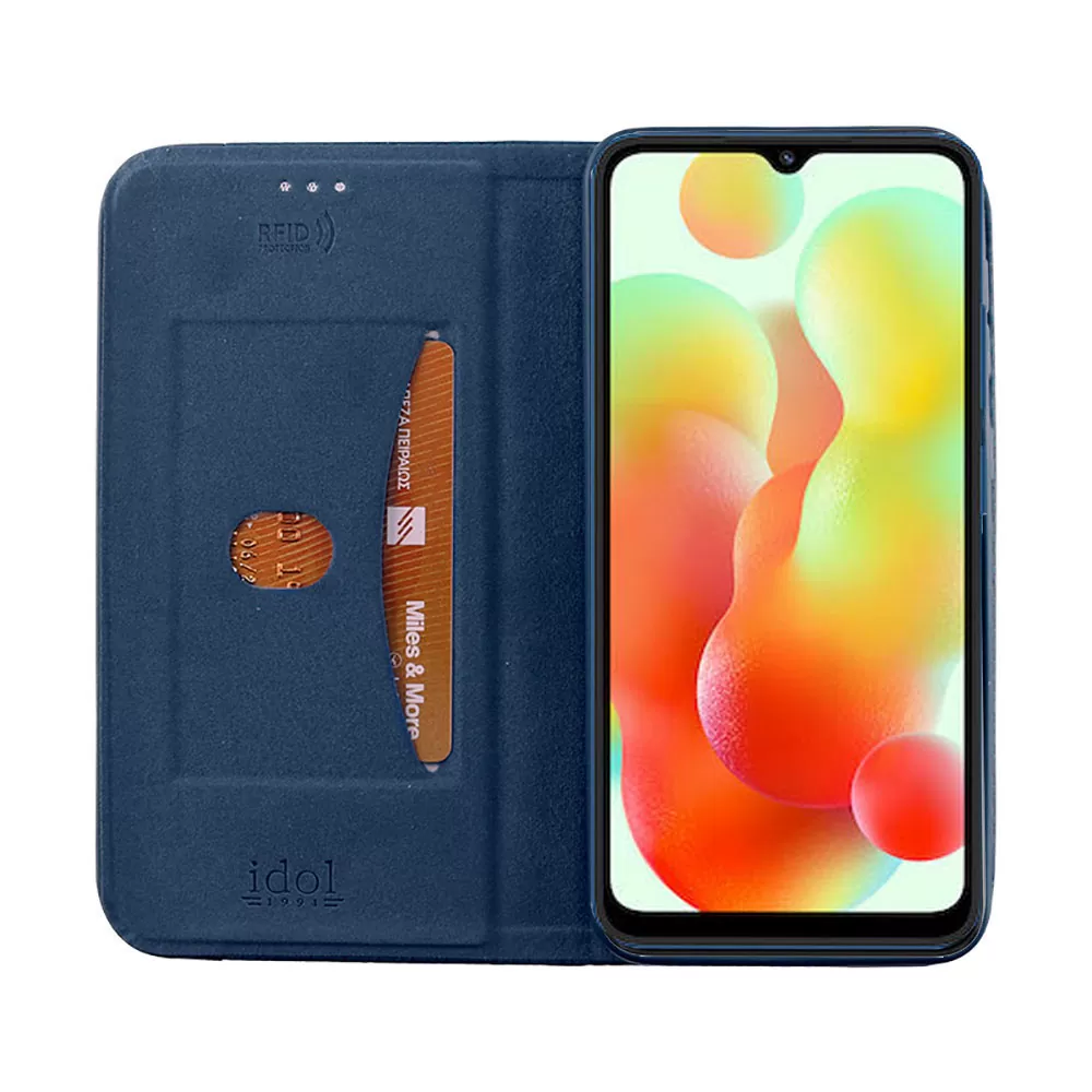 IDOL 1991 ELITE ΘΗΚΗ XIAOMI REDMI 12C 6.71in  ANTI-RFID BOOK STAND BLUE - Image 7