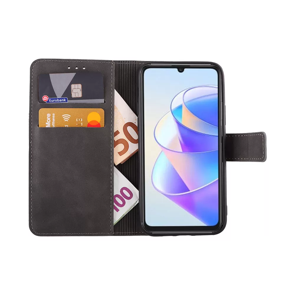LIME ESSENTIAL ΘΗΚΗ HONOR X7A 6.75in  MAGNET BOOK STAND CLIP GREY - Image 5