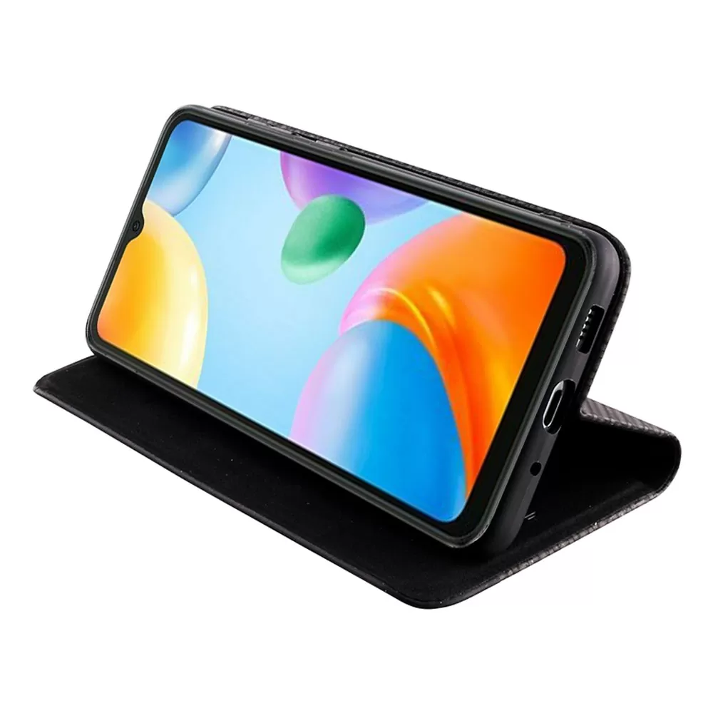 IDOL 1991 ELITE ΘΗΚΗ XIAOMI REDMI 10C/REDMI 10 POWER 6.71in  ANTI-RFID BOOK STAND BLACK - Image 4
