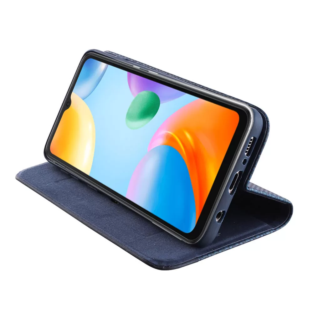 IDOL 1991 ELITE ΘΗΚΗ XIAOMI REDMI 10C/REDMI 10 POWER 6.71in  ANTI-RFID BOOK STAND BLUE - Image 4