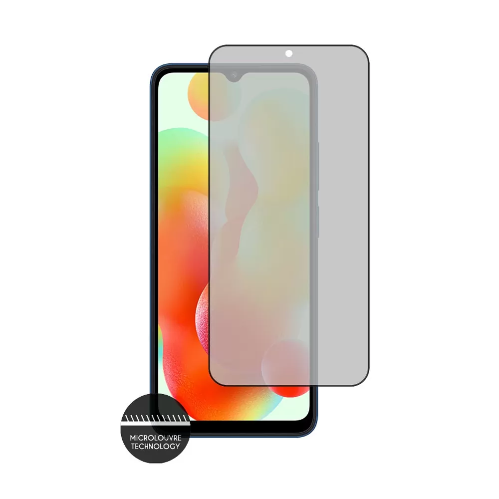 IDOL 1991 PREMIUM PRIVACY ANTISPY TEMPERED GLASS XIAOMI REDMI 12C 6.71in 9H 0.25mm SEMI CURVED FULL GLUE BLACK - Image 6