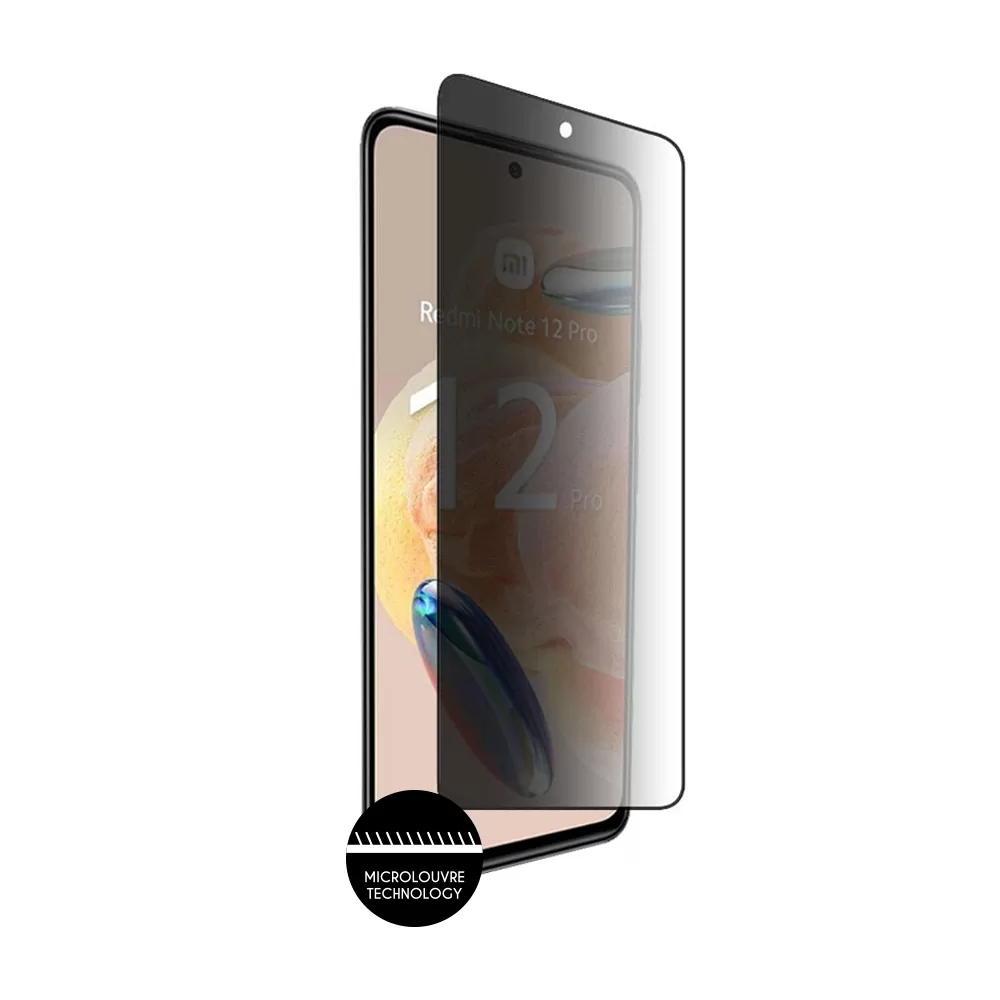 IDOL 1991 PREMIUM PRIVACY ANTISPY TEMPERED GLASS XIAOMI REDMI NOTE 12 PRO 4G 6.67in 9H 0.25mm SEMI CURVED FULL GLUE BLACK - Image 7
