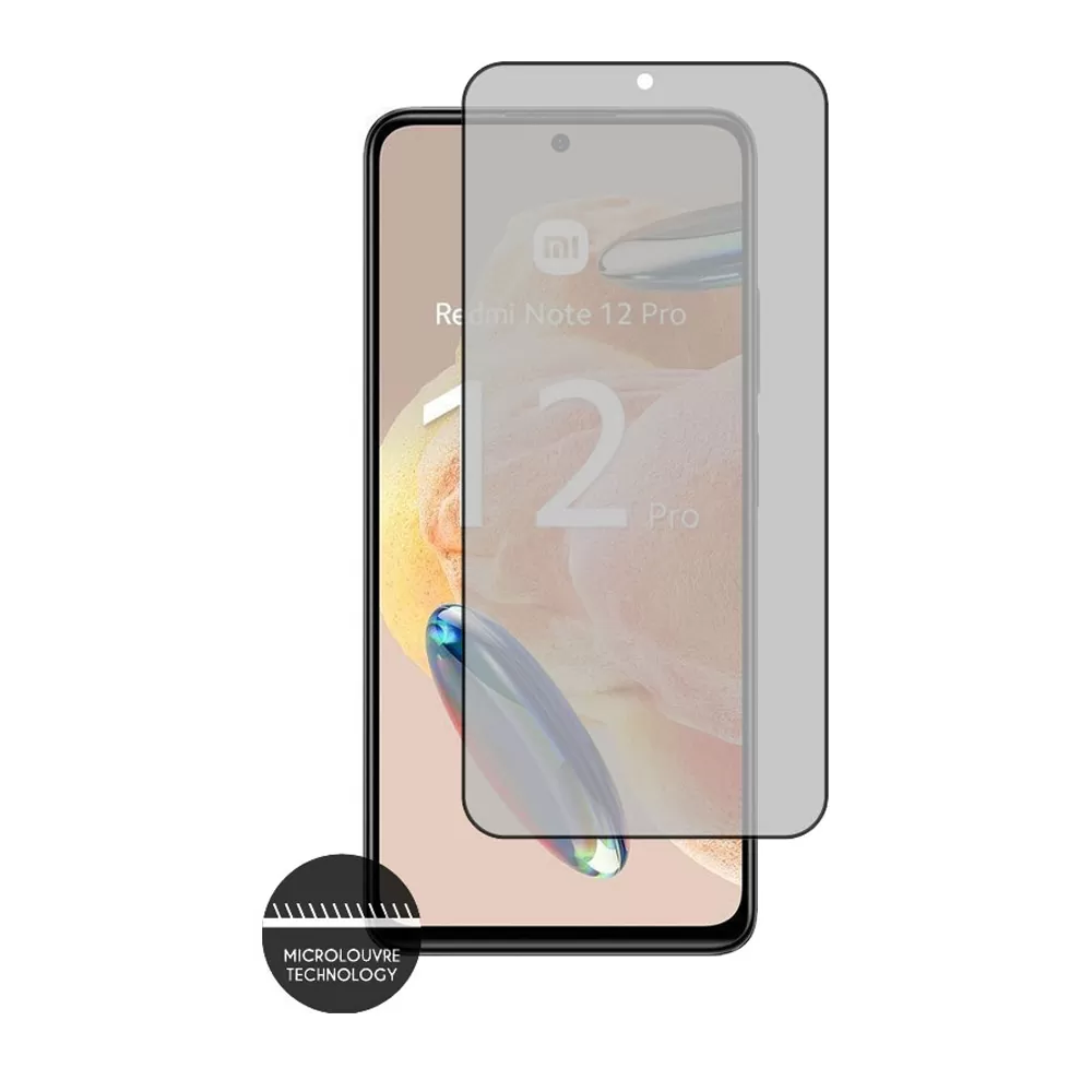IDOL 1991 PREMIUM PRIVACY ANTISPY TEMPERED GLASS XIAOMI REDMI NOTE 12 PRO 4G 6.67in 9H 0.25mm SEMI CURVED FULL GLUE BLACK - Image 6