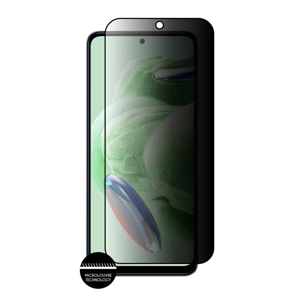IDOL 1991 PRIVACY ANTISPY TEMPERED GLASS XIAOMI REDMI NOTE 12 4G/NOTE 12 5G 6.67in 9H 0.25mm SEMI CURVED FULL GLUE BLACK - Image 7