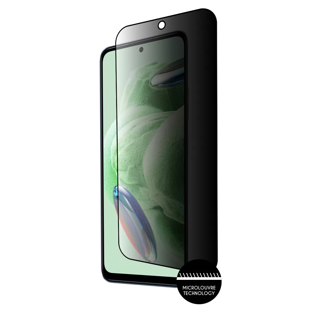 IDOL 1991 PRIVACY ANTISPY TEMPERED GLASS XIAOMI REDMI NOTE 12 4G/NOTE 12 5G 6.67in 9H 0.25mm SEMI CURVED FULL GLUE BLACK - Image 6