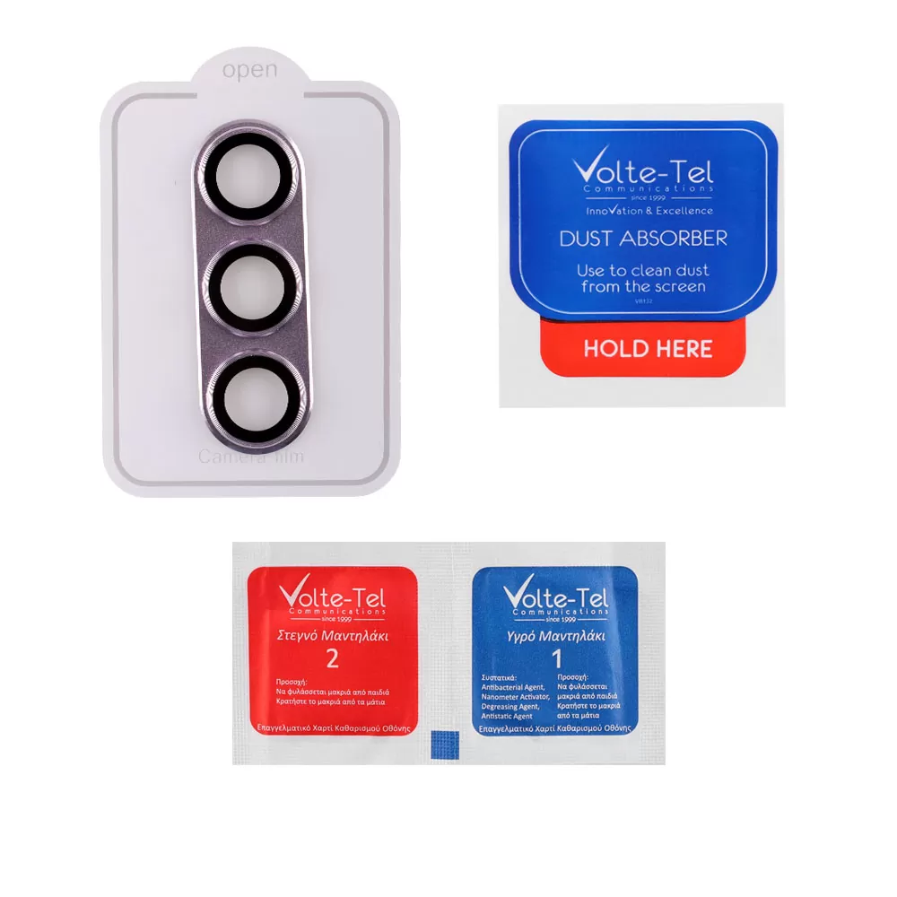 VOLTE-TEL CAMERA GLASS COVER SAMSUNG S23 5G 6.1in/SAMSUNG S23 PLUS 5G 6.6in 9H 0.30MM 3D ALUMINIUM-ELECTROPLATING FRAME PURPLE - Image 5