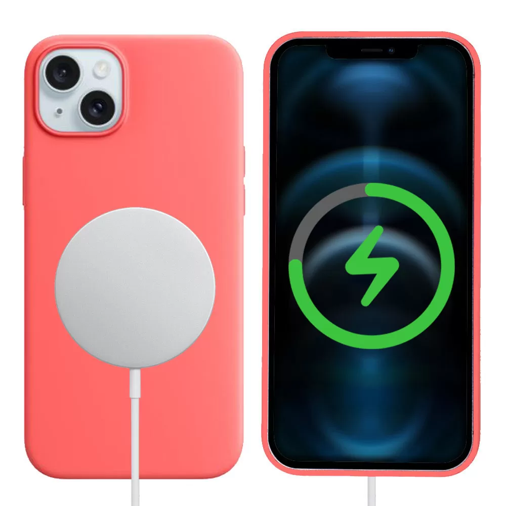 IDOL 1991 VELVET MAGSAFE TPU ΘΗΚΗ IPHONE 15 6.1in CAMERA GUARD CORAL PINK - Image 6