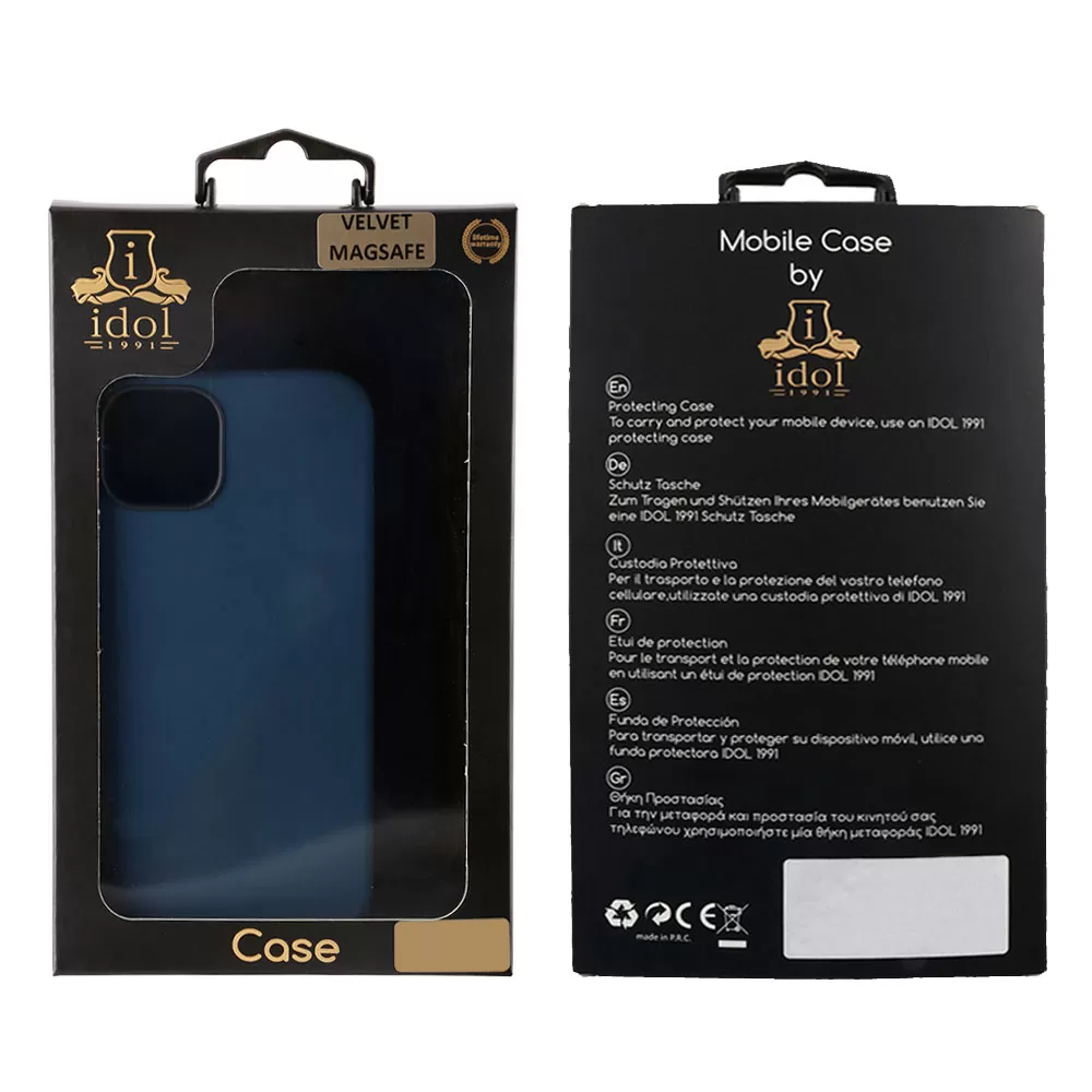 IDOL 1991 VELVET MAGSAFE TPU ΘΗΚΗ IPHONE 15 PRO 6.1in CAMERA GUARD BLUE - Image 5