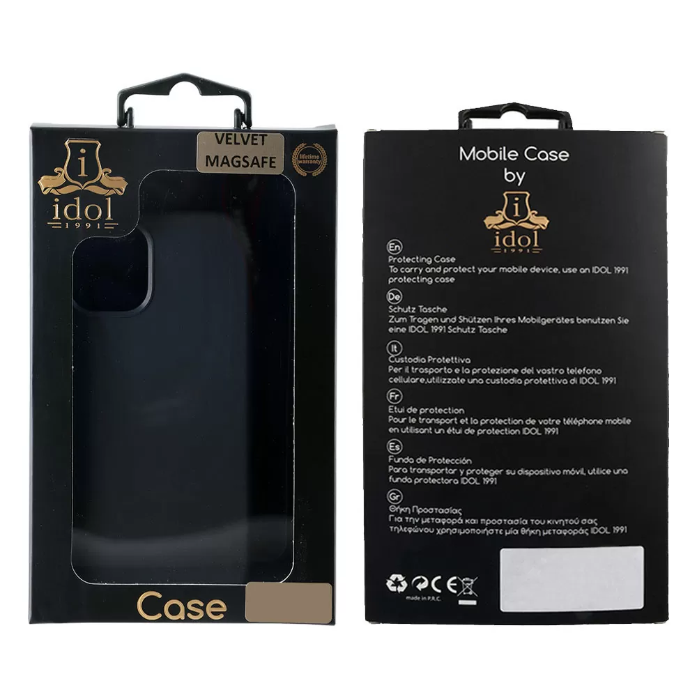 IDOL 1991 VELVET MAGSAFE TPU ΘΗΚΗ IPHONE 15 PRO MAX 6.7in CAMERA GUARD BLACK - Image 2