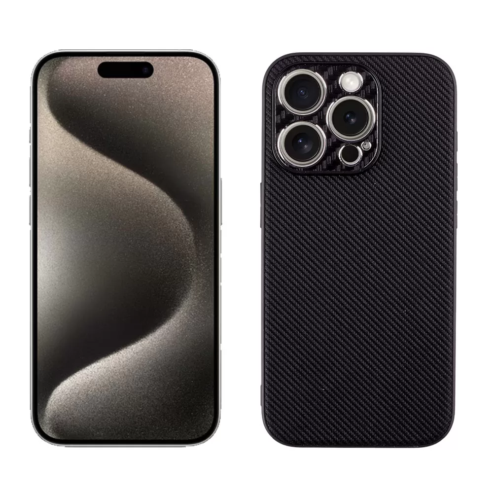 VOLTE-TEL CARBON LIFT ΘΗΚΗ IPHONE 15 PRO 6.1in  FULL CAMERA PROTECTION BLACK - Image 5