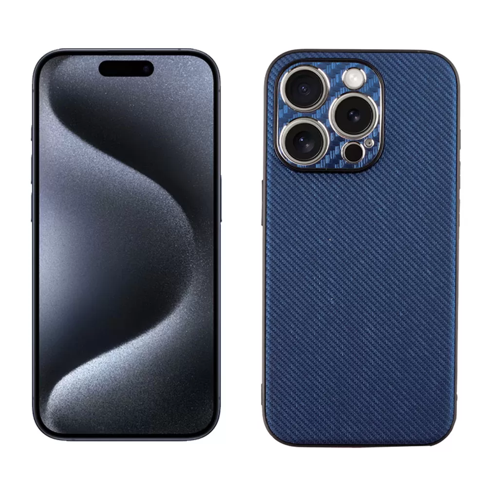 VOLTE-TEL CARBON LIFT ΘΗΚΗ IPHONE 15 PRO 6.1in  FULL CAMERA PROTECTION BLUE - Image 5