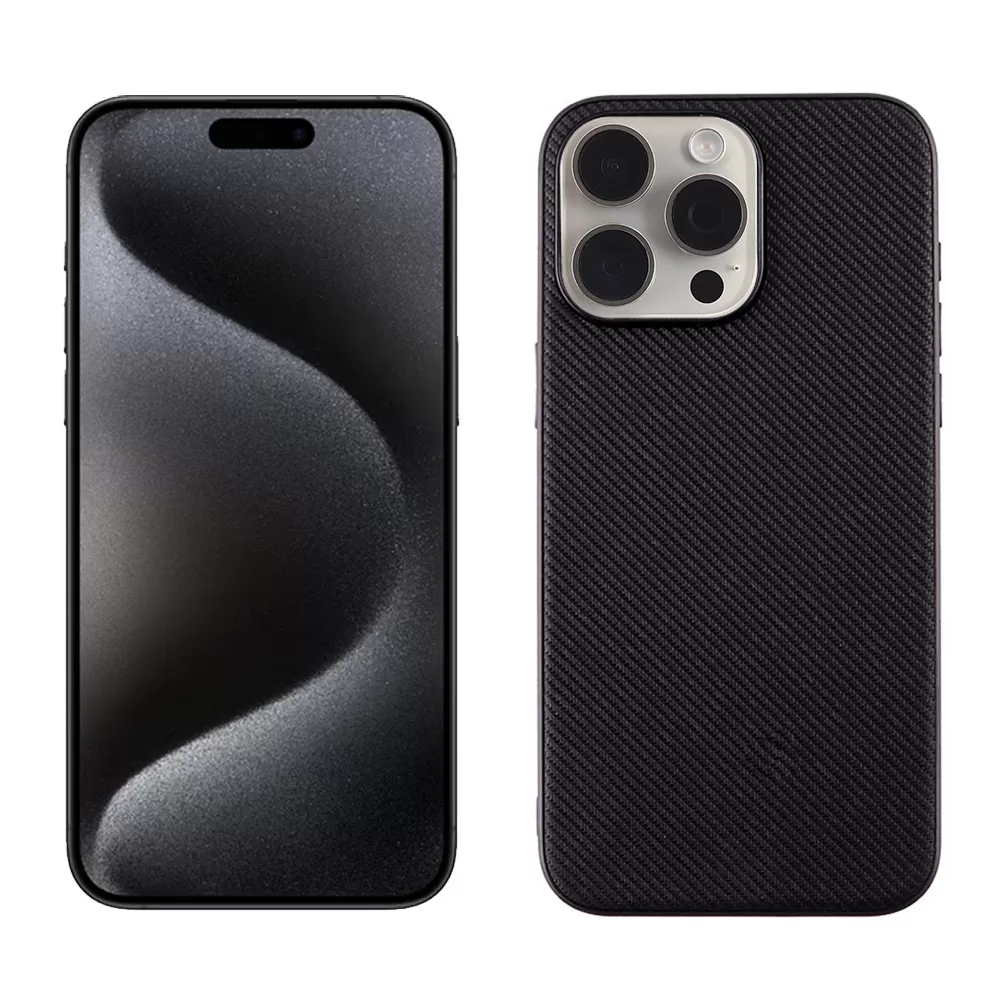 VOLTE-TEL CARBON LIFT ΘΗΚΗ IPHONE 15 PRO MAX 6.7in  CAMERA GUARD PROTECTION BLACK - Image 5
