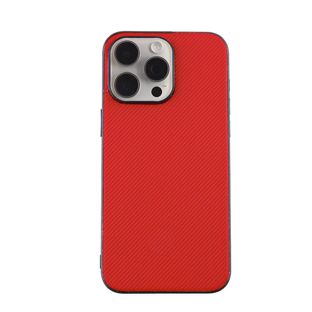 VOLTE-TEL CARBON LIFT ΘΗΚΗ IPHONE 15 PRO MAX 6.7in  CAMERA GUARD PROTECTION RED - Image 6