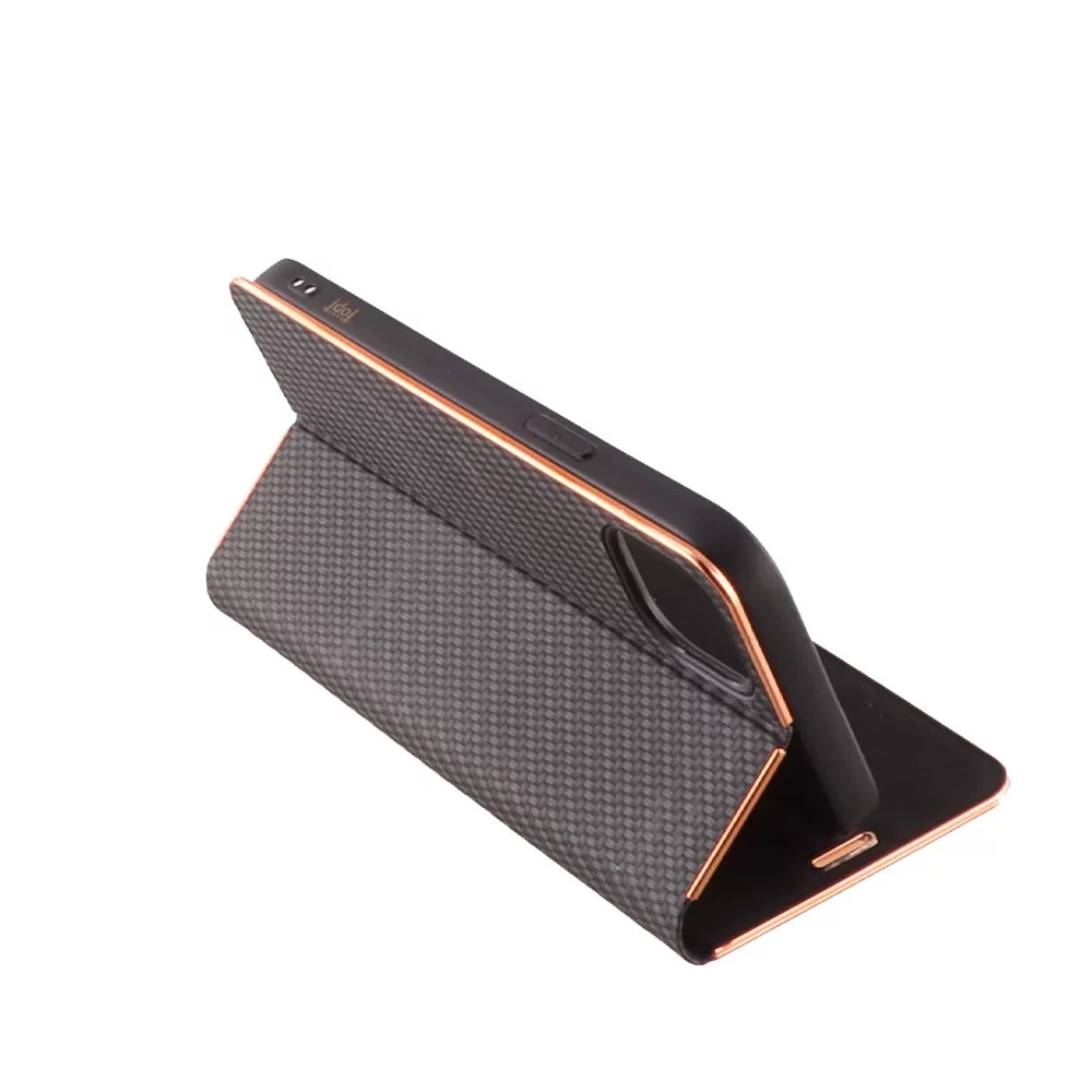 IDOL 1991 ELITE PRO ΘΗΚΗ IPHONE 15 PLUS 6.7in  ANTI-RFID BOOK STAND BLACK - Image 3