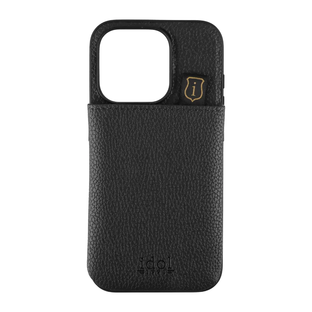 IDOL 1991 ANTI-RFID LEATHER SMART WALLET ΘΗΚΗ IPHONE 15 PRO 6.1in CAMERA GUARD BLACK - Image 7