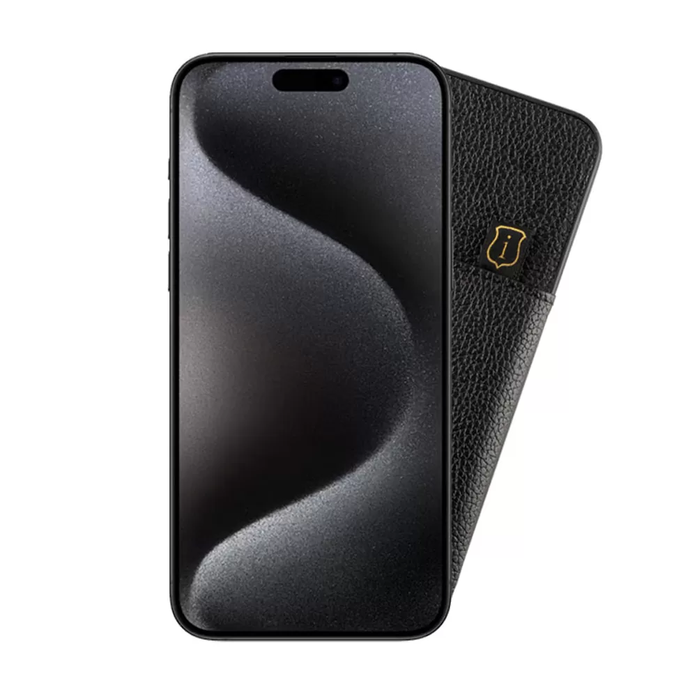 IDOL 1991 ANTI-RFID LEATHER SMART WALLET ΘΗΚΗ IPHONE 15 PRO 6.1in CAMERA GUARD BLACK - Image 5