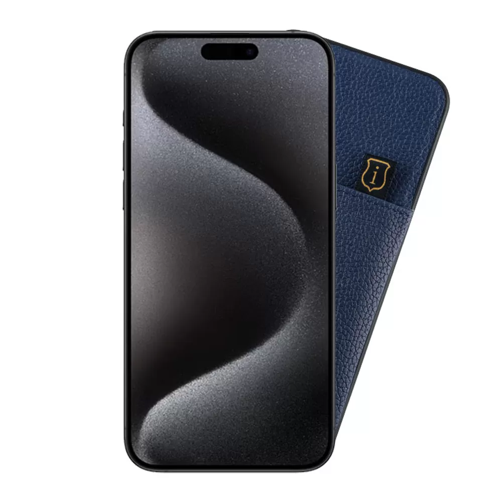 IDOL 1991 ANTI-RFID LEATHER SMART WALLET ΘΗΚΗ IPHONE 15 PRO 6.1in CAMERA GUARDBLUE - Image 5