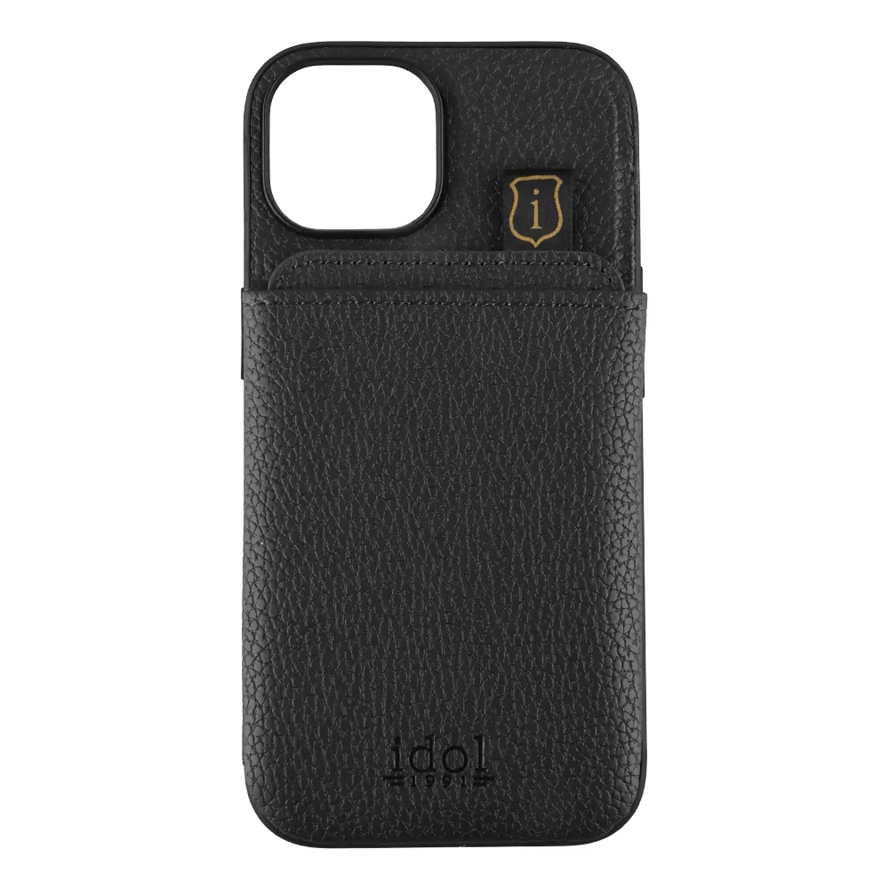 IDOL 1991 ANTI-RFID LEATHER SMART WALLET ΘΗΚΗ IPHONE 15 PLUS 6.7in CAMERA GUARD BLACK - Image 7