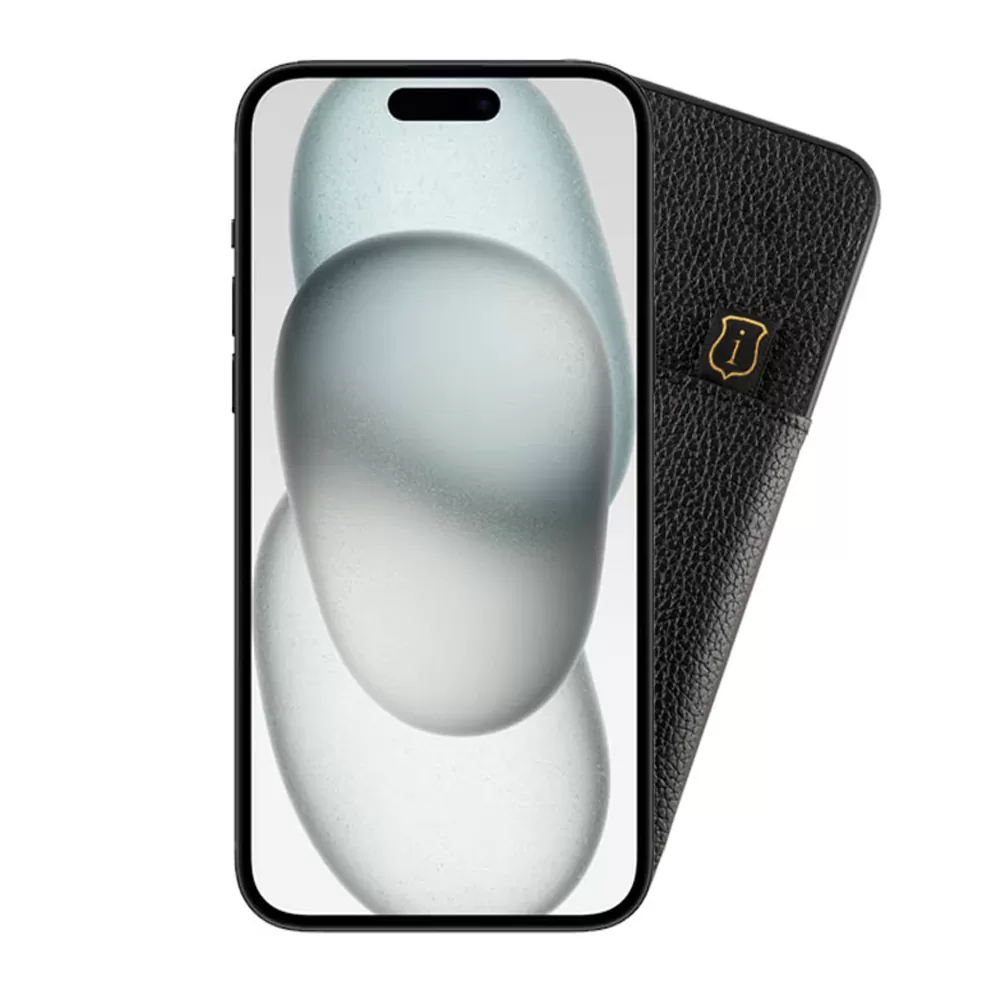 IDOL 1991 ANTI-RFID LEATHER SMART WALLET ΘΗΚΗ IPHONE 15 PLUS 6.7in CAMERA GUARD BLACK - Image 5