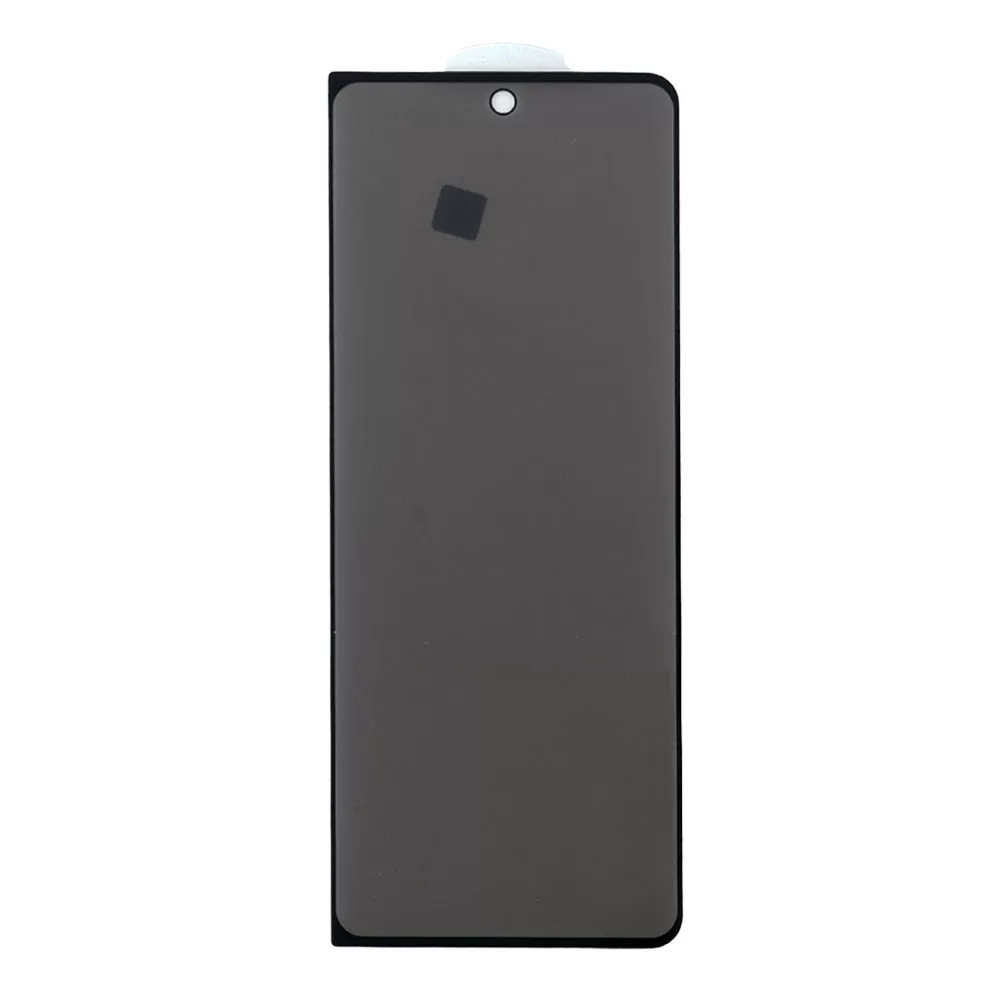 IDOL 1991 PRIVACY ANTISPY TEMPERED GLASS SAMSUNG Z FOLD 5 5G F946 7.6in 9H 0.25mm SEMI CURVED OUTSIDE FULL GLUE BLACK - Image 4
