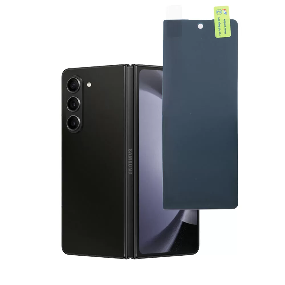IDOL 1991 PRIVACY ANTISPY TEMPERED GLASS SAMSUNG Z FOLD 5 5G F946 7.6in 9H 0.20mm TPU SOFT FILM FRONT OUTSIDE FULL COVER - Image 6