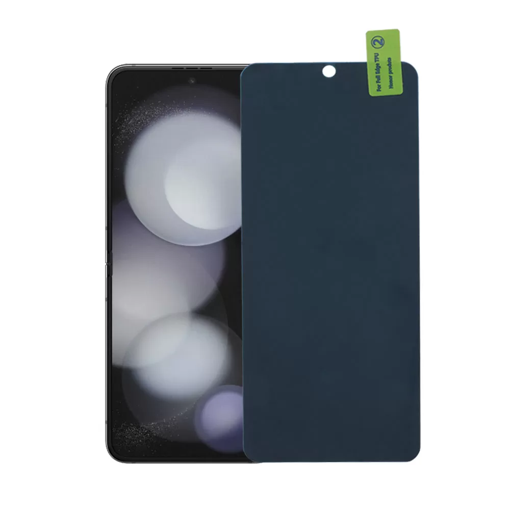 IDOL 1991 PRIVACY ANTISPY TEMPERED GLASS SAMSUNG Z FLIP 5 5G F731 6.7in 9H 0.20mm HYDROGEL FILM INSIDE FULL COVER - Image 7