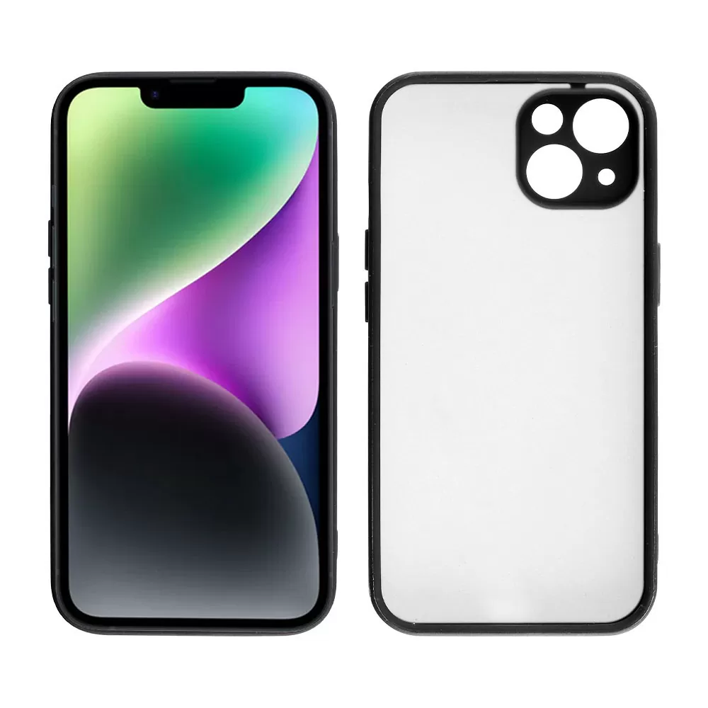 LIME HARDSHELL FUSION ΘΗΚΗ IPHONE 14 6.1in  FULL CAMERA PROTECTION BLACK WITH RED KEYS - Image 6