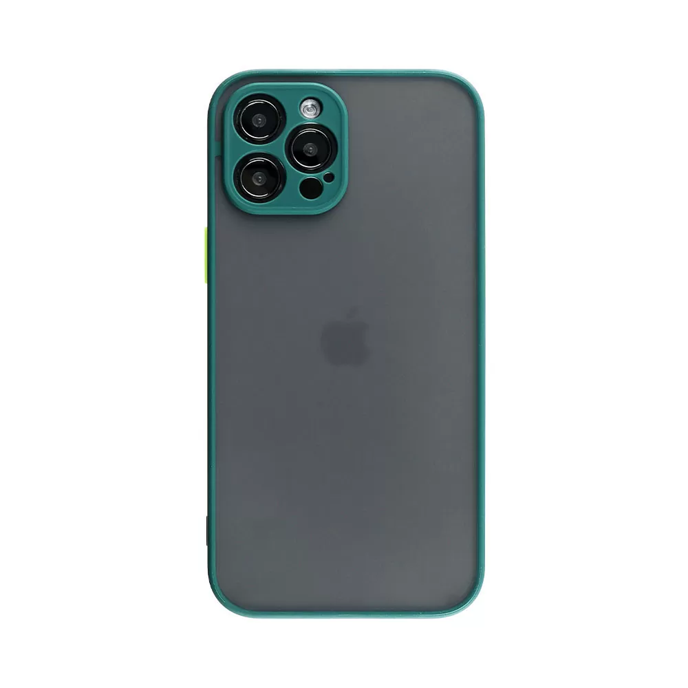LIME HARDSHELL FUSION ΘΗΚΗ IPHONE 14 PRO 6.1in  FULL CAMERA PROTECTION GREEN WITH YELLOW KEYS - Image 6