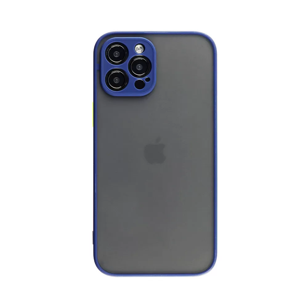 LIME HARDSHELL FUSION ΘΗΚΗ IPHONE 15 PLUS 6.7in  FULL CAMERA PROTECTION BLUE WITH YELLOW KEYS - Image 6