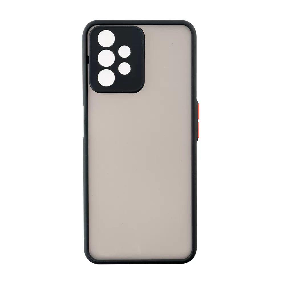 LIME HARDSHELL FUSION ΘΗΚΗ SAMSUNG A34 5G A346 6.6in  FULL CAMERA PROTECTION BLACK WITH RED KEYS - Image 7