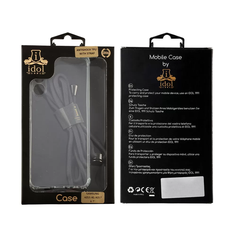 IDOL 1991 ANTISHOCK AIR TPU ΘΗΚΗ SAMSUNG A05s 4G A057/F14 4G E145 6.7in WITH STRAP FULL CAMERA PROTECTION ΔΙΑΦΑΝΗ - Image 2