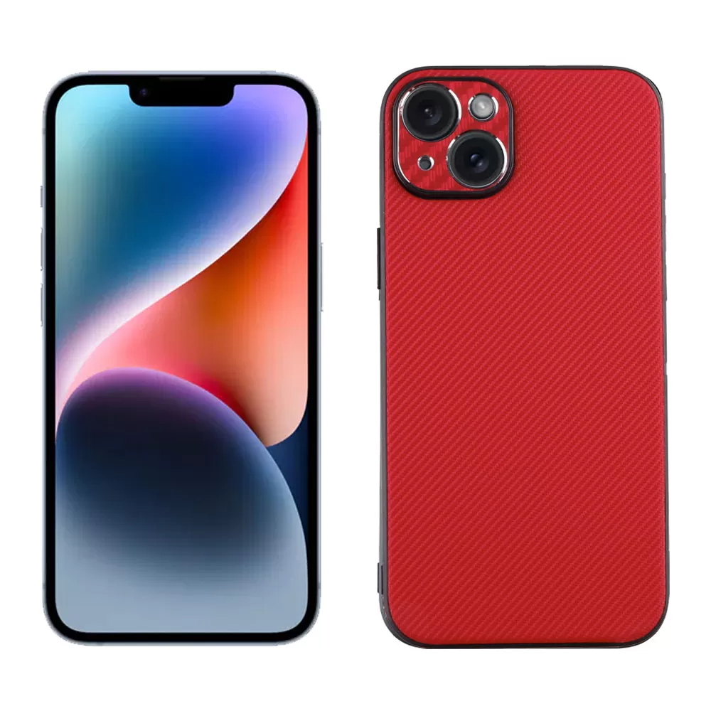VOLTE-TEL CARBON LIFT ΘΗΚΗ IPHONE 14 6.1in  FULL CAMERA PROTECTION RED - Image 5