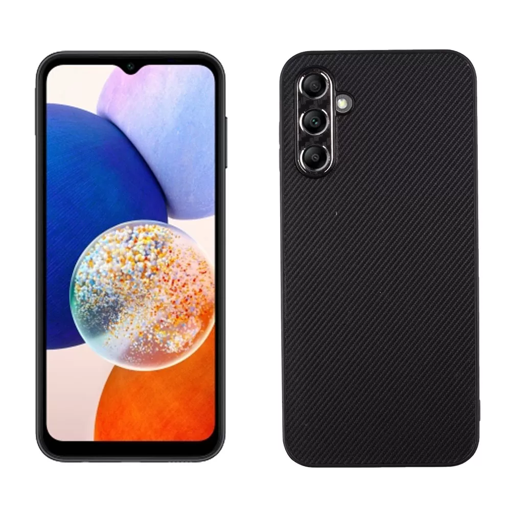VOLTE-TEL CARBON LIFT ΘΗΚΗ SAMSUNG A14 4G A145/A14 5G A146 6.6in  FULL CAMERA PROTECTION BLACK - Image 5