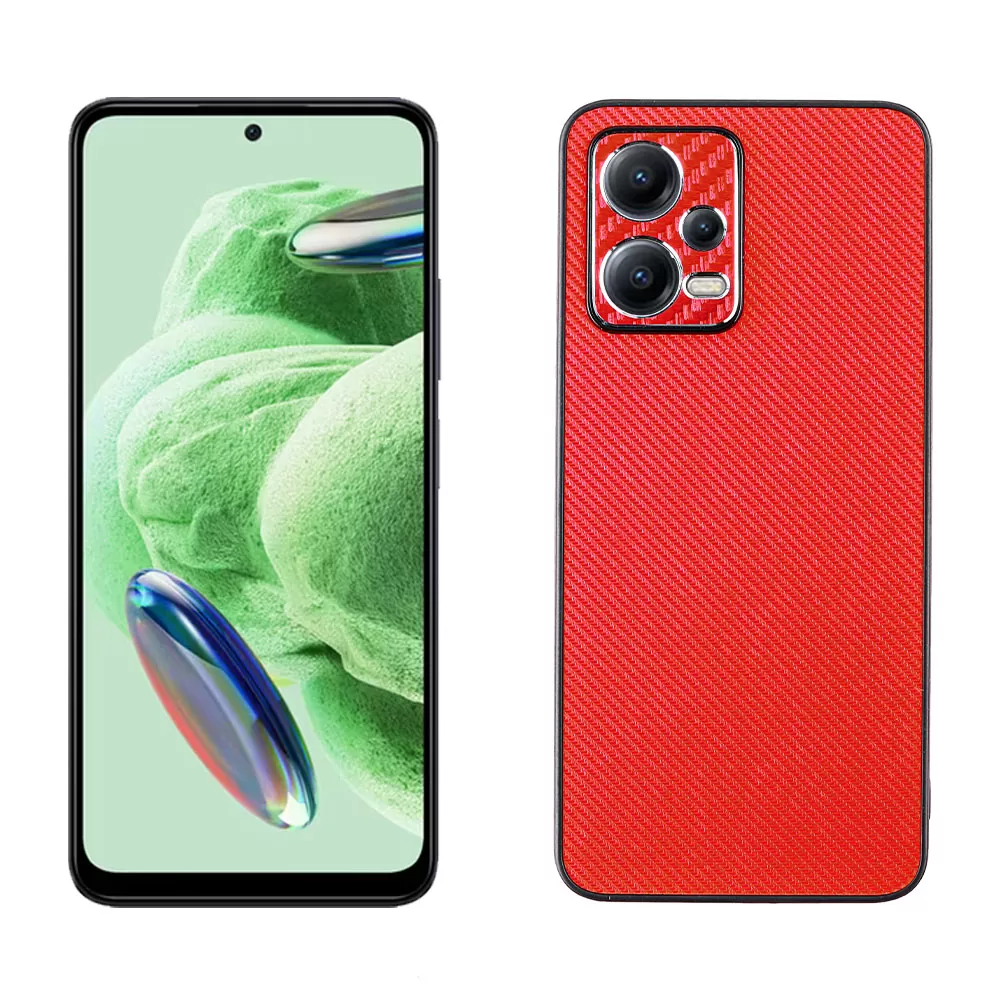 VOLTE-TEL CARBON LIFT ΘΗΚΗ XIAOMI REDMI NOTE 12 5G 6.67in  FULL CAMERA PROTECTION RED - Image 5