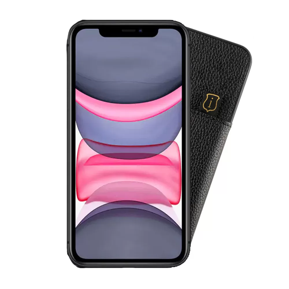 IDOL 1991 ANTI-RFID LEATHER SMART WALLET ΘΗΚΗ IPHONE 11 6.1in CAMERA GUARD BLACK - Image 5