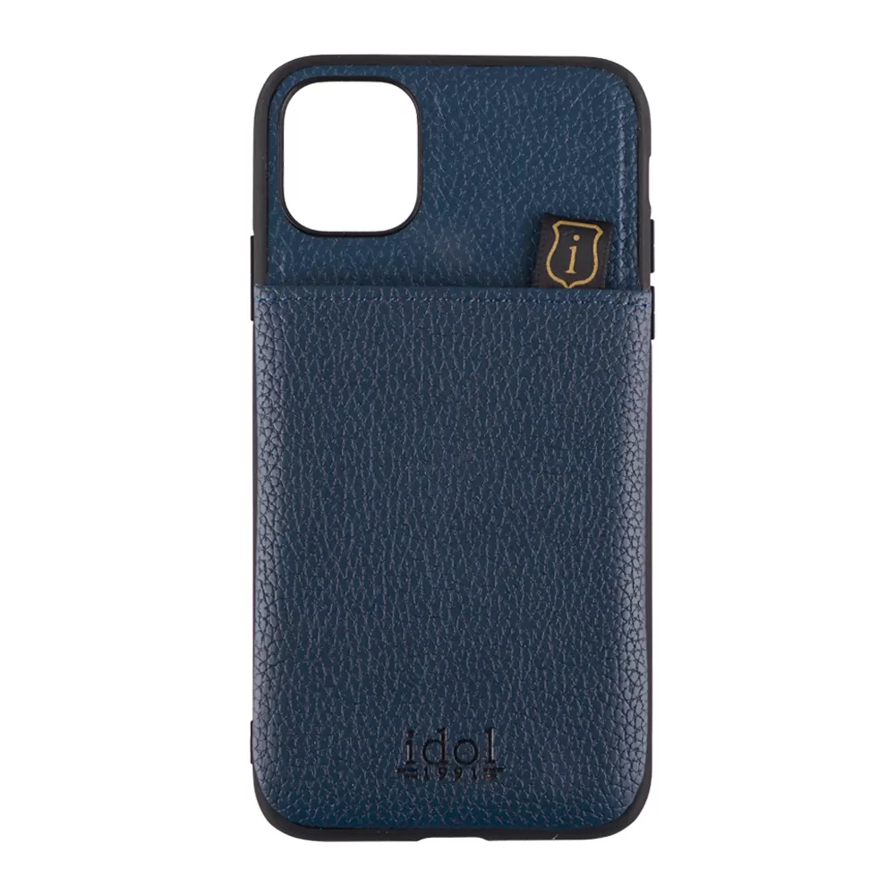 IDOL 1991 ANTI-RFID LEATHER SMART WALLET ΘΗΚΗ IPHONE 11 6.1in CAMERA GUARD BLUE - Image 7