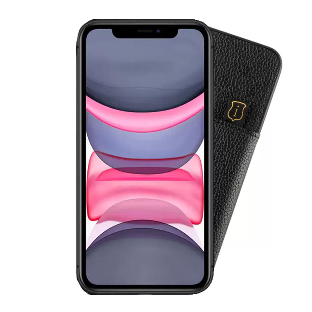 IDOL 1991 ANTI-RFID LEATHER SMART WALLET ΘΗΚΗ IPHONE 11 PRO 6.1in CAMERA GUARD BLACK - Image 5