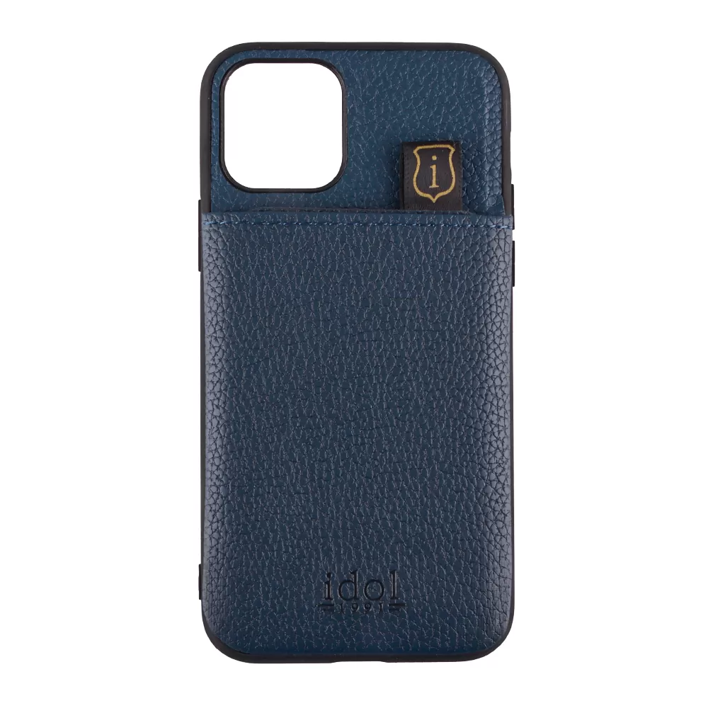IDOL 1991 ANTI-RFID LEATHER SMART WALLET ΘΗΚΗ IPHONE 11 PRO 6.1in CAMERA GUARD BLUE - Image 7