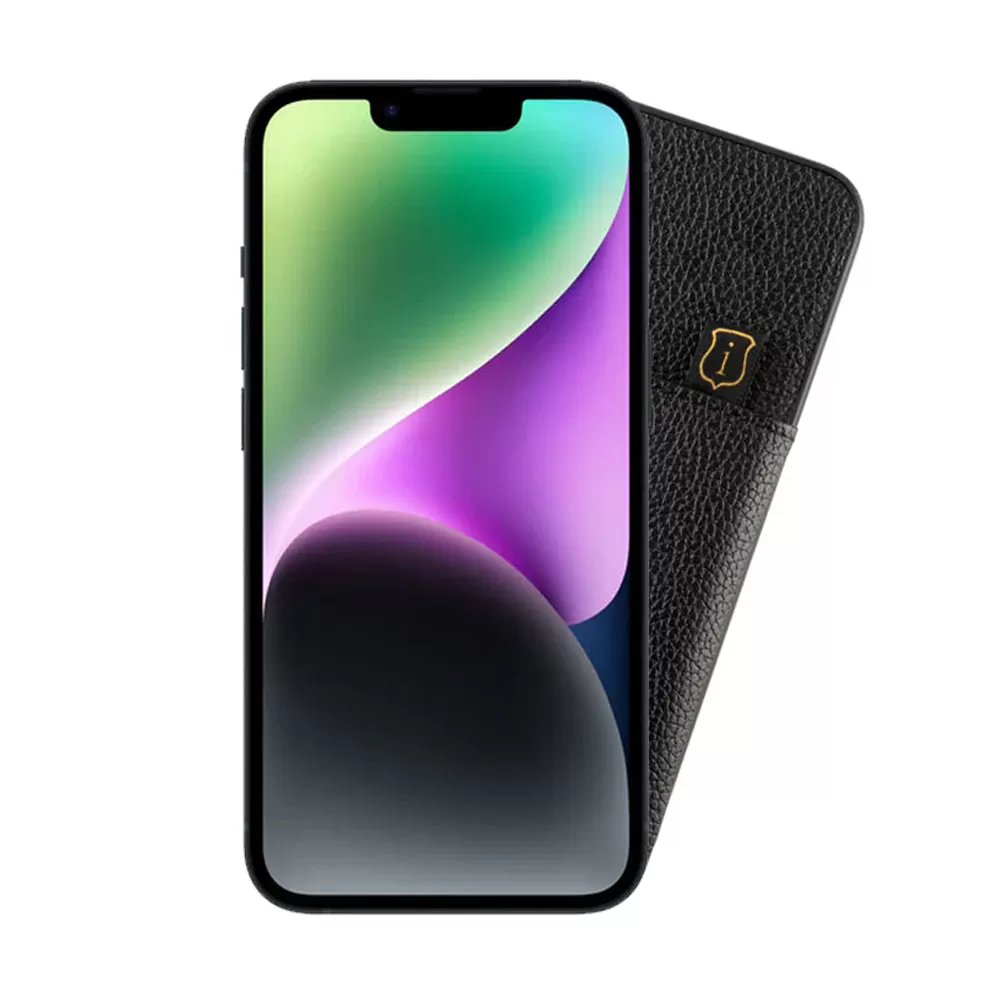IDOL 1991 ΘΗΚΗ IPHONE 14 6.1" ANTI-RFID LEATHER SMART WALLET CAMERA GUARD BLACK - Image 5