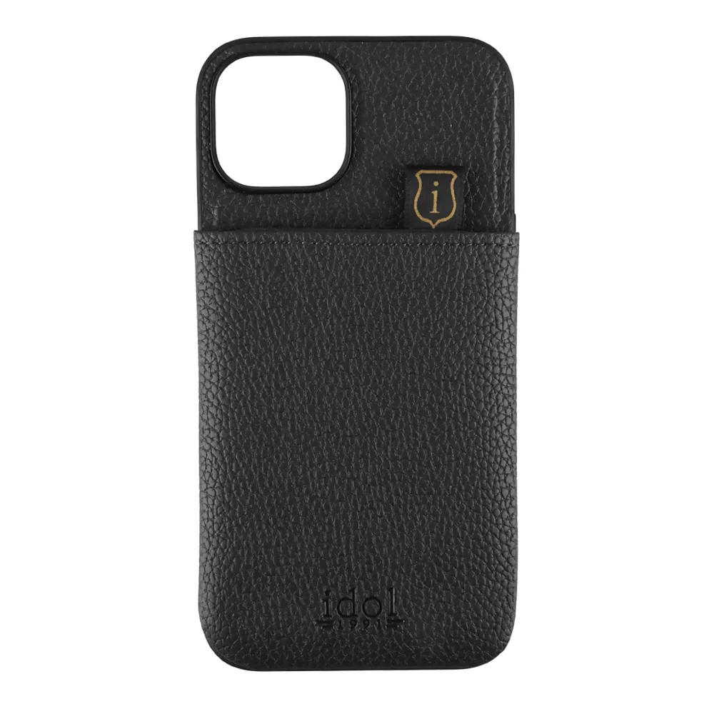 IDOL 1991 ΘΗΚΗ IPHONE 14 PLUS 6.7" ANTI-RFID LEATHER SMART WALLET CAMERA GUARD BLACK - Image 7