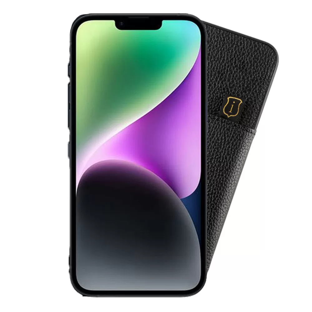 IDOL 1991 ΘΗΚΗ IPHONE 14 PLUS 6.7" ANTI-RFID LEATHER SMART WALLET CAMERA GUARD BLACK - Image 5