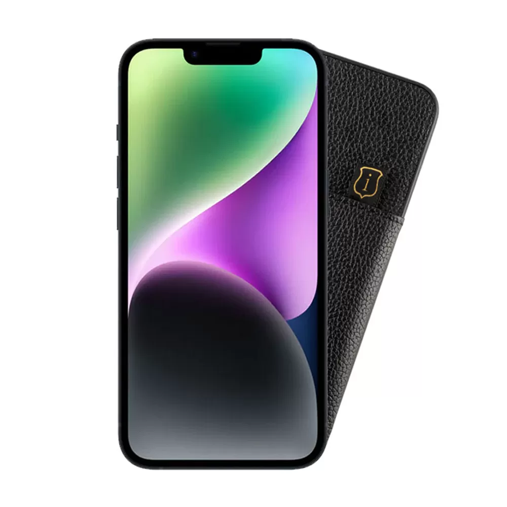 IDOL 1991 ΘΗΚΗ IPHONE 14 PRO 6.1" ANTI-RFID LEATHER SMART WALLET CAMERA GUARD BLACK - Image 5