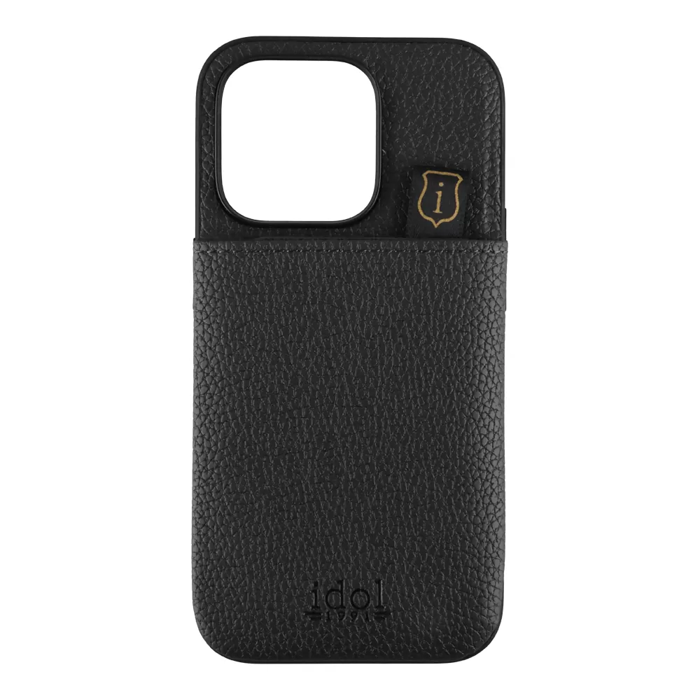 IDOL 1991 ΘΗΚΗ IPHONE 14 PRO MAX 6.7" ANTI-RFID LEATHER SMART WALLET CAMERA GUARD BLACK - Image 7