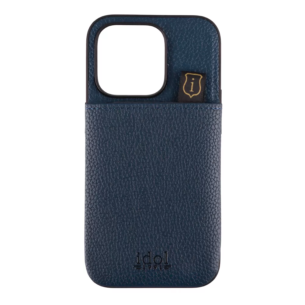 IDOL 1991 ΘΗΚΗ IPHONE 14 PRO MAX 6.7" ANTI-RFID LEATHER SMART WALLET CAMERA GUARD BLUE - Image 7