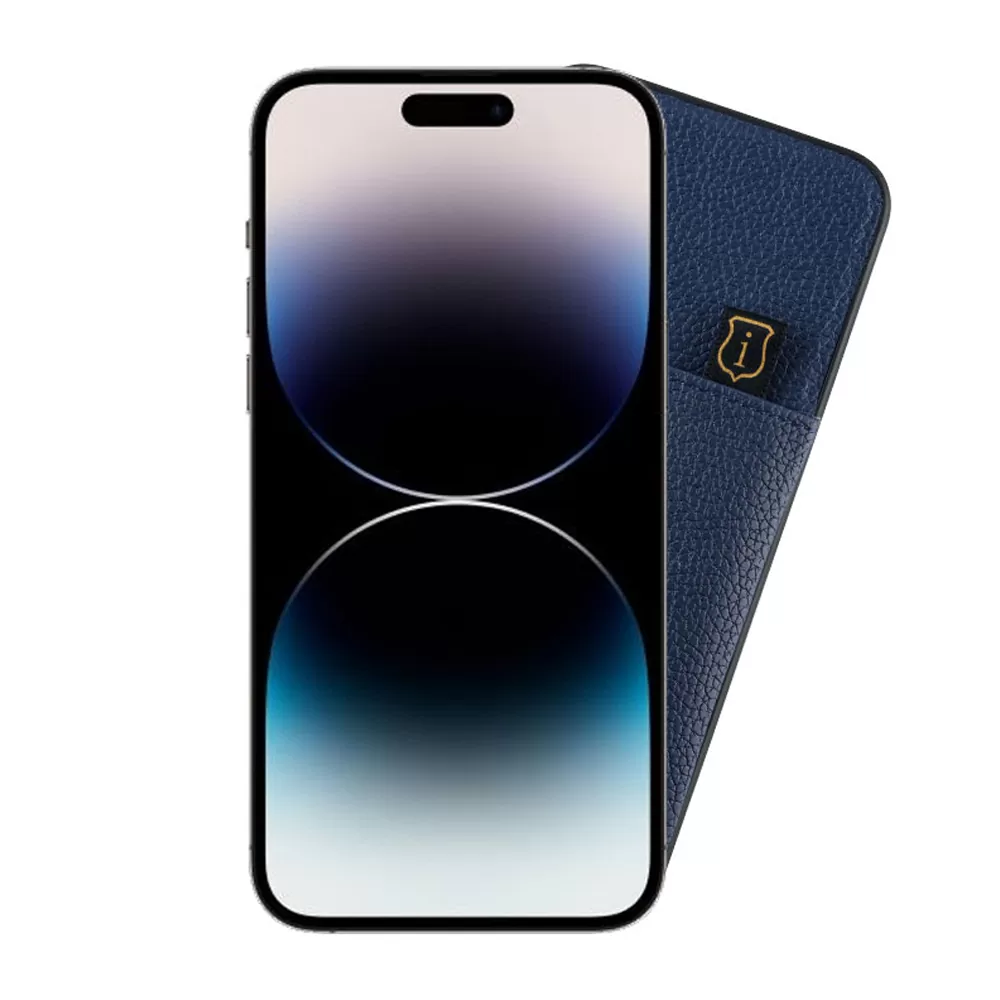 IDOL 1991 ΘΗΚΗ IPHONE 14 PRO MAX 6.7" ANTI-RFID LEATHER SMART WALLET CAMERA GUARD BLUE - Image 5