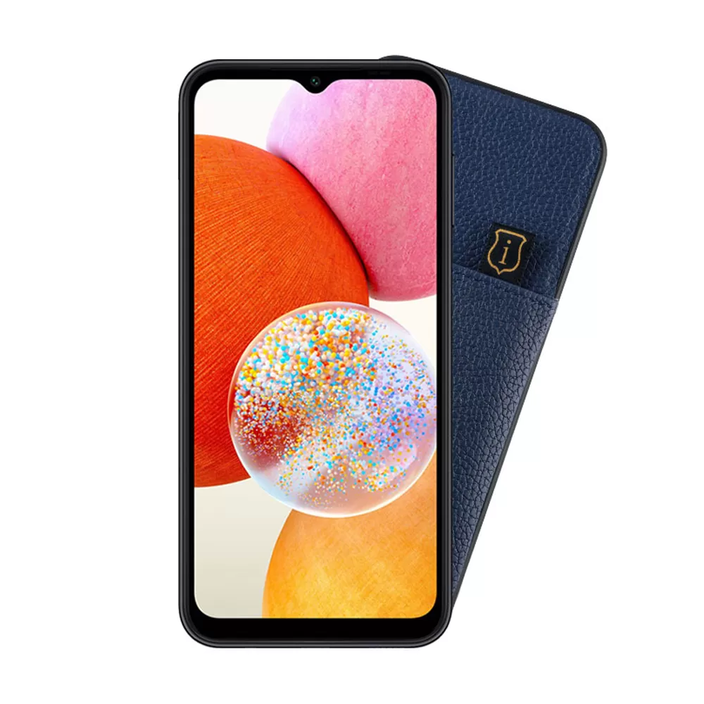 IDOL 1991 ANTI-RFID LEATHER SMART WALLET ΘΗΚΗ SAMSUNG A14 4G A145/A14 5G A146 6.6in CAMERA GUARD BLUE - Image 5